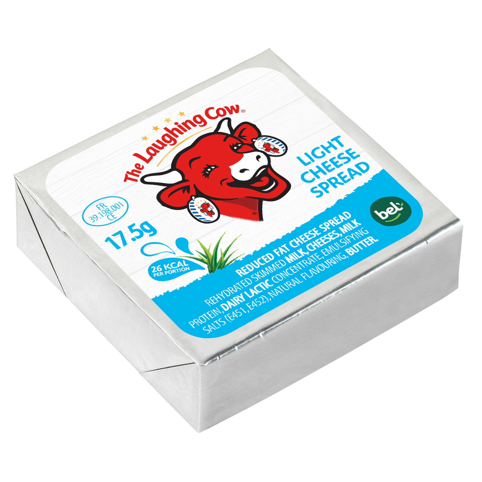The Laughing Cow Light Cheese Spread Square Angle