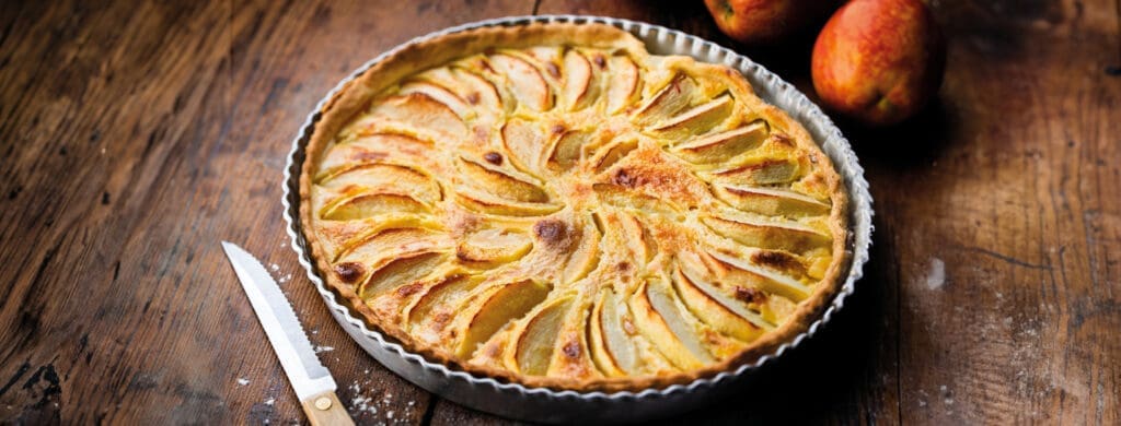 Indulge your guests with our Autumn Apple Pie, elevated to perfection with The Laughing Cow® Professional Formula Plus.
