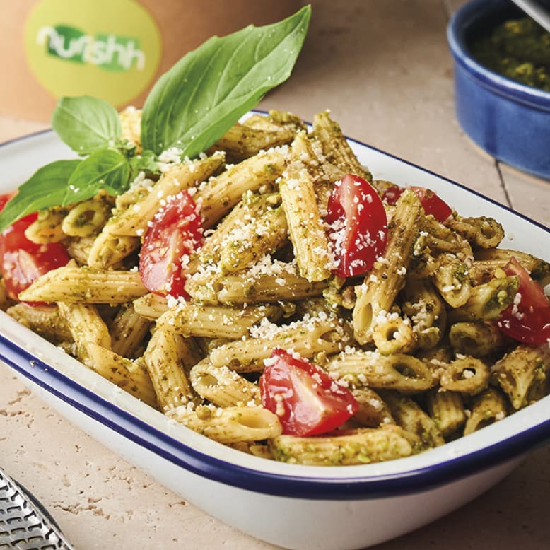 Pasta with Green Pesto