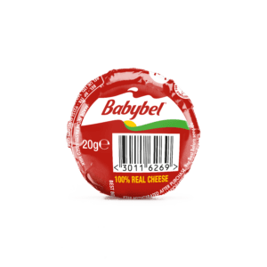 Babybel with barcode